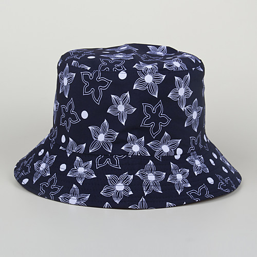 

Women's Bucket Hat Sports & Outdoor Dailywear Print Print Black Hat / Fall / Summer