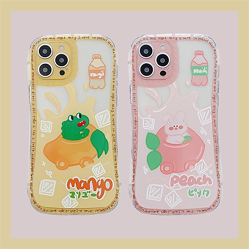 

Phone Case For Apple Back Cover iPhone 12 Pro Max 11 SE 2020 X XR XS Max 8 7 Shockproof Dustproof Cartoon TPU