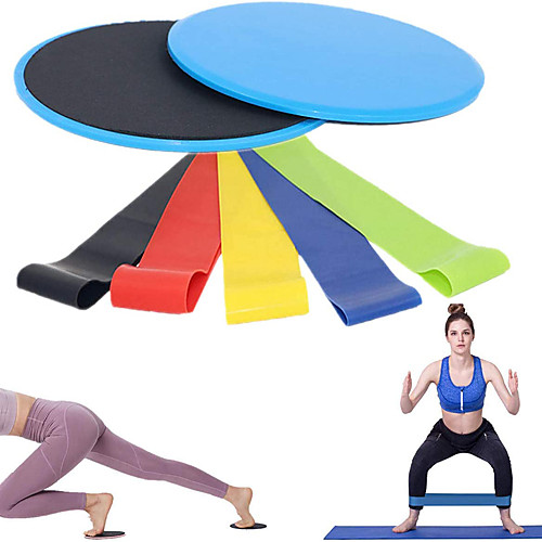 

Hip Trainer Booty Bands Resistance Band Set Sports TPE ABS Home Workout Yoga Gym Workout Portable Non Toxic Stretchy Durable Lift, Tighten And Reshape The Plump Buttock Shaper Shoulder Strength