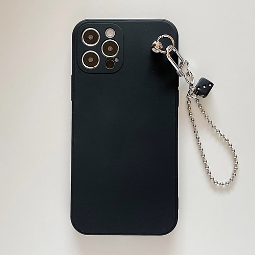 

Phone Case For Apple Back Cover iPhone 12 Pro Max 11 SE 2020 X XR XS Max 8 7 Shockproof Dustproof Solid Colored TPU