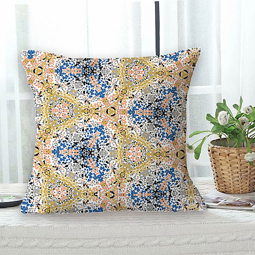 

Boho Double Side Cushion Cover 1PC Soft Decorative Square Throw Pillow Cover Cushion Case Pillowcase for Bedroom Livingroom Superior Quality Machine Washable Outdoor Cushion for Sofa Couch Bed Chair
