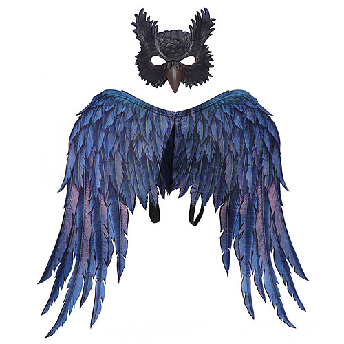 

Cosplay Halloween Props Adults' Women's Halloween Halloween Halloween Masquerade Festival / Holiday Other Material Blue / Purple Women's Men's Easy Carnival Costumes Lolita / Wings / Mask