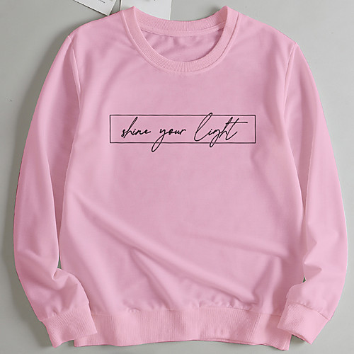 

Women's Unisex Pullover Sweatshirt Chrysanthemum Print Casual Other Prints Casual Hoodies Sweatshirts Loose Wine Red Blushing Pink Red