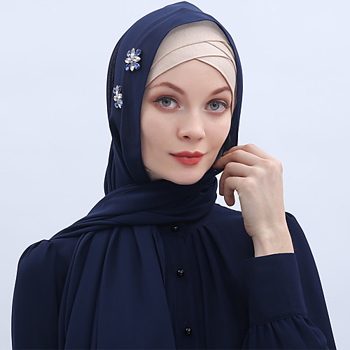 

Arabian Women's Cosplay Hijab / Khimar For Party Carnival Chiffon Solid Colored Halloween Carnival Masquerade Scarf