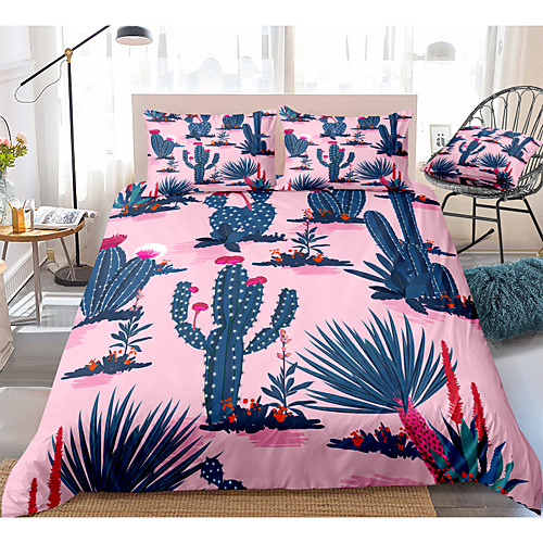

Duvet Cover Sets 3 Piece Rayon / Polyester 3D Rainbow Reactive Print Bohemian Style