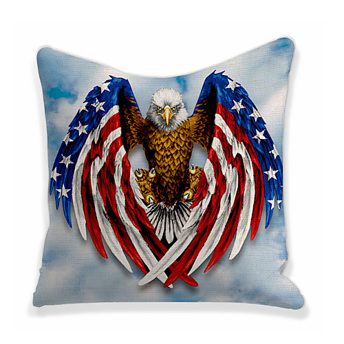 

Eagle Double Side Cushion Cover 1PC Soft Decorative Square Throw Pillow Cover Cushion Case Pillowcase for Bedroom Livingroom Superior Quality Machine Washable Outdoor Cushion for Sofa Couch Bed Chair