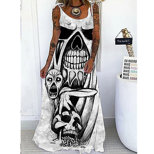 

Women's A Line Dress Maxi long Dress Skeleton 2# Skeleton 3# Skull 5# Skull 4# Skull 7# Skeleton 1# Skull 8# Skull 6# Skull 9# Sleeveless Pattern Summer Casual 2021 S M L XL XXL XXXL 4XL