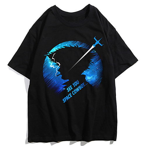 

Inspired by Cowboy Bebop Cosplay Anime Cartoon Polyester / Cotton Blend Print Harajuku Graphic Kawaii T shirt For Women's / Men's