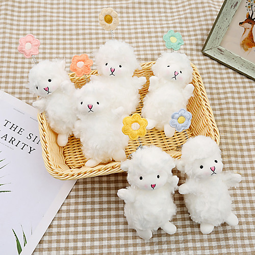 

lamb keychain cute doll keychain pendant women's key chain