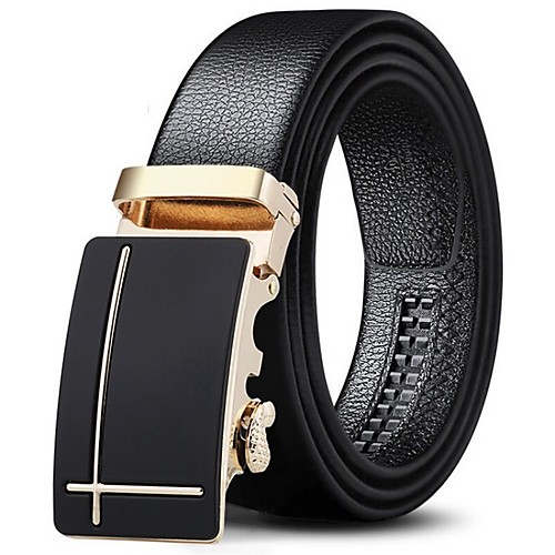 

Men's Wide Belt Office / Career Daily Wear As the Picture Belt Solid Color