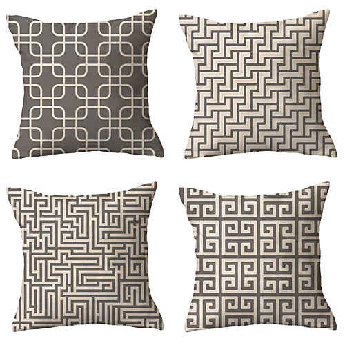 

Geometric Double Side Cushion Cover 1PC Soft Decorative Square Throw Pillow Cover Cushion Case Pillowcase for Bedroom Livingroom Superior Quality Machine Washable Outdoor Cushion for Sofa Couch Bed Chair