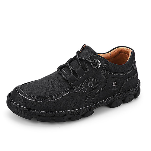 

Men's Trainers Athletic Shoes Sporty Look Light Soles Casual Daily Outdoor Walking Shoes PU Breathable Non-slipping Khaki Black Brown Fall Winter