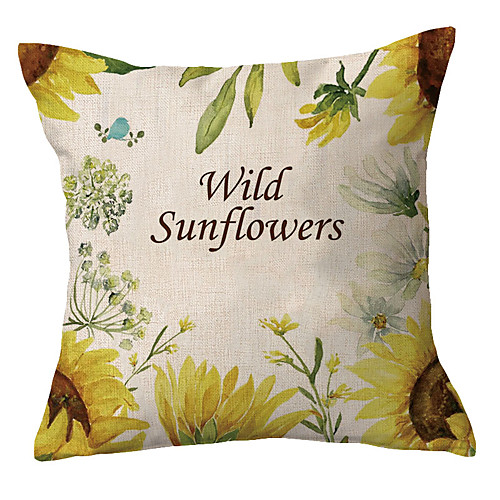 

Double Side Cushion Cover 1PC Faux Linen Soft Decorative Square Throw Pillow Cover Cushion Case Pillowcase for Sofa Bedroom Superior Quality Machine Washable