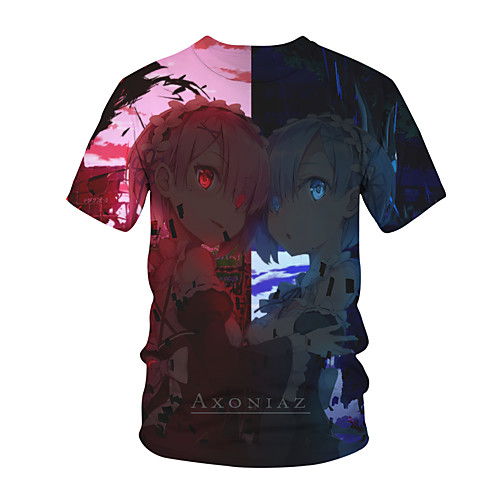 

Inspired by Fate / Zero Cosplay Anime Cartoon 100% Polyester 3D Harajuku Graphic Kawaii T-shirt For Women's / Men's