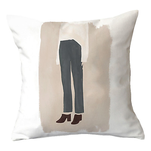 

Modern Double Side Cushion Cover 1PC Soft Decorative Square Throw Pillow Cover Cushion Case Pillowcase for Bedroom Livingroom Superior Quality Machine Washable Outdoor Cushion for Sofa Couch Bed Chair
