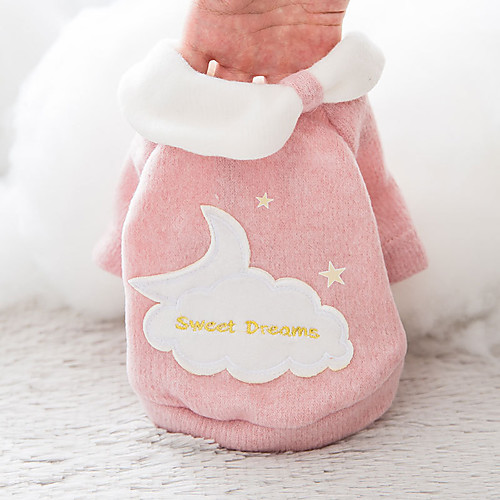 

Dog Costume Sweater Dog clothes Clouds Leisure For Indoor and Outdoor Use Casual / Daily Outdoor Winter Dog Clothes Puppy Clothes Dog Outfits Warm Yellow Blue Pink Costume for Girl and Boy Dog Fleece