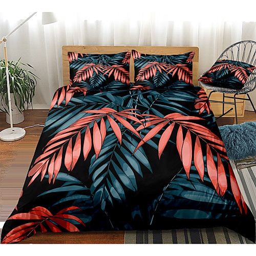 

Duvet Cover Sets 3 Piece Rayon / Polyester 3D Rainbow Reactive Print Bohemian Style