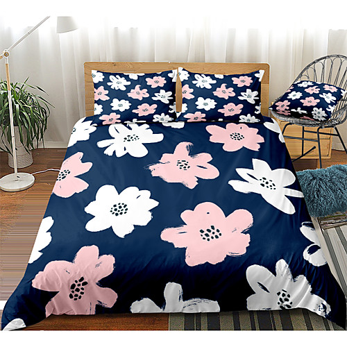 

Duvet Cover Sets 3 Piece Rayon / Polyester 3D Rainbow Reactive Print Bohemian Style
