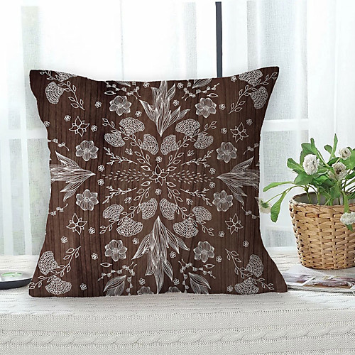 

Vintage Double Side Cushion Cover 1PC Soft Decorative Square Throw Pillow Cover Cushion Case Pillowcase for Sofa Bedroom Livingroom Outdoor Superior Quality Machine Washable Outdoor Cushion for Sofa Couch Bed Chair