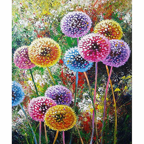 

DIY 5D Diamond Painting Wall Home Décor Decoration Kits Dandelion Colorful Floral Flower for Adults Kids 2530cm