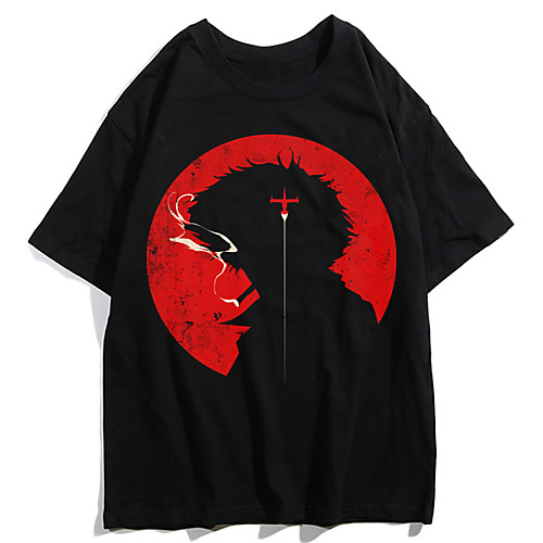 

Inspired by Cowboy Bebop Cosplay Anime Cartoon Polyester / Cotton Blend Print Harajuku Graphic Kawaii T shirt For Women's / Men's