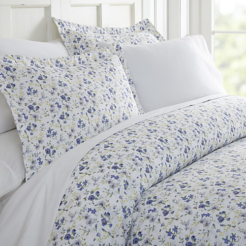 

3-Piece Duvet Cover Set Hotel Bedding Sets Comforter Cover with Soft Lightweight Microfiber Include 1 Duvet Cover 2 Pillowcases for Double/Queen/King(1 Pillowcase for Twin/Single)
