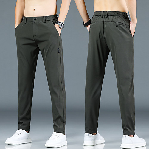 

Men's Casual / Sporty Chino Outdoor Pants Chinos Pants Solid Color Short ArmyGreen Black Light Grey Dark Gray Light Green