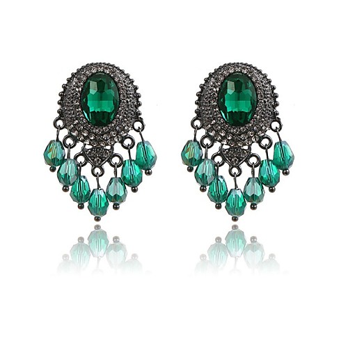 

Women's Earrings Classic Holiday Birthday Stylish Simple Earrings Jewelry Blue / Green / Black For Street Formal Date Festival 1 Pair