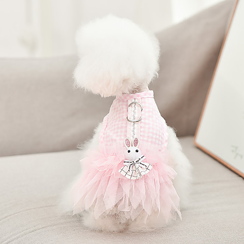 

Dog Dress Dog Costume Rabbit / Bunny Cute Dailywear Casual / Daily Dog Clothes Puppy Clothes Dog Outfits Breathable Light Green Pink Costume for Girl and Boy Dog Cotton XS S M L XL XXL