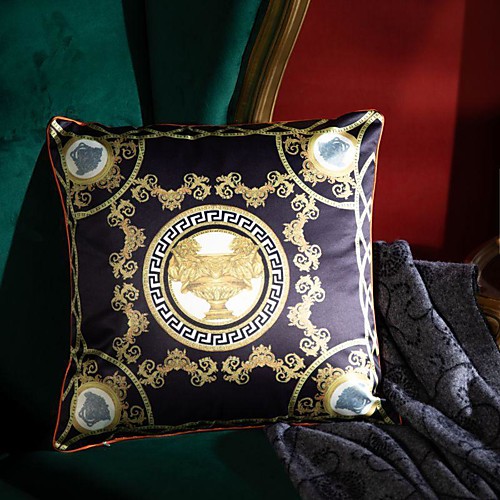 

Light Luxury High-end Satin PillowCase High Quality Cushion Cover Living Room Bedroom Sofa Cushion Cover Modern Sample Room Cushion Cover