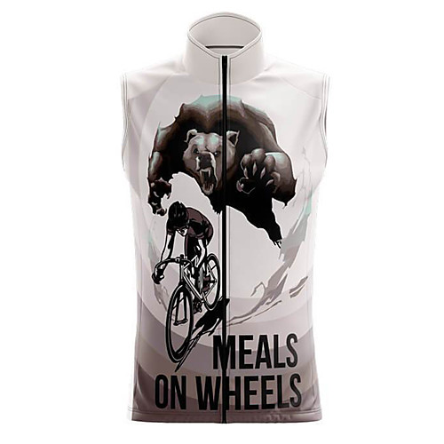 

21Grams Women's Sleeveless Cycling Jersey Summer Spandex Grey Bear Bike Top Mountain Bike MTB Road Bike Cycling Sports Clothing Apparel / Stretchy / Athleisure