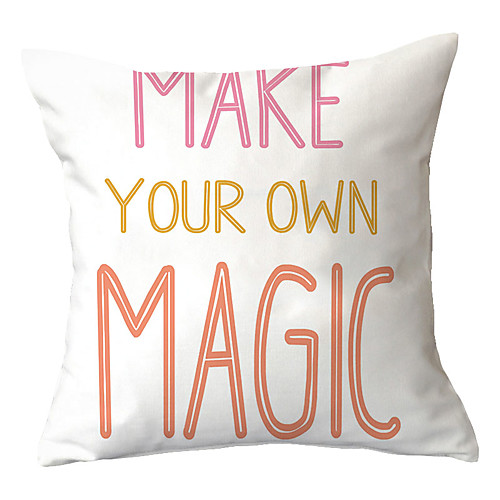 

Letter Double Side Cushion Cover 1PC Soft Throw Pillow Cover Cushion Case Pillowcase for Bedroom Livingroom Superior Quality Machine Washable Outdoor Cushion for Sofa Couch Bed Chair