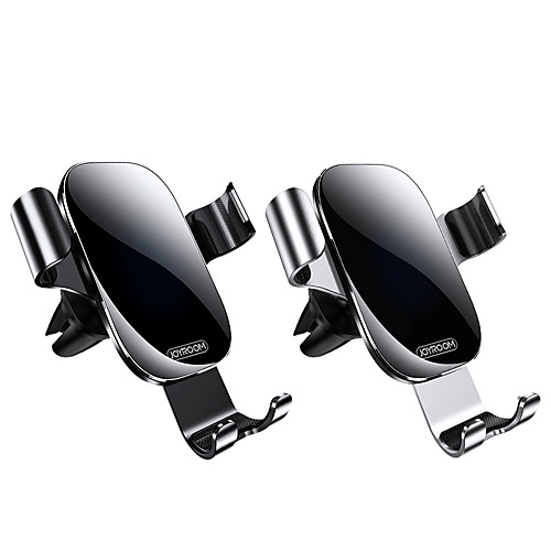 

Joyroom Phone Holder Stand Mount Car Air Vent Outlet Grille Dashboard Gravity Type Metal ABS Phone Accessory iPhone 12 11 Pro Xs Xs Max Xr X 8 Samsung Glaxy S21 S20 Note20