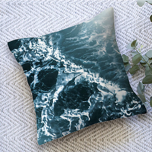 

Ocean Double Side Cushion Cover 1PC Soft Decorative Square Throw Pillow Cover Cushion Case Pillowcase for Bedroom Livingroom Superior Quality Machine Washable Outdoor Cushion for Sofa Couch Bed Chair