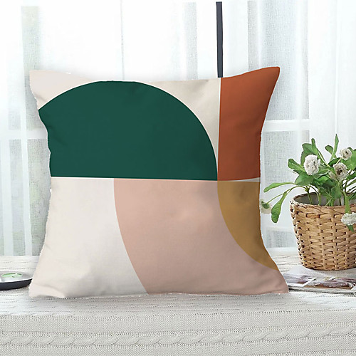 

Simple Double Side Cushion Cover 1PC Soft Decorative Square Throw Pillow Cover Cushion Case Pillowcase for Bedroom Livingroom Superior Quality Machine Washable Outdoor Cushion for Sofa Couch Bed Chair Modern Theme