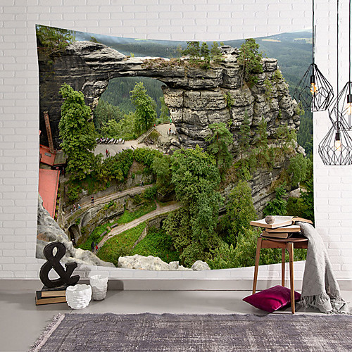 

Landscape Wall Tapestry Art Decor Blanket Curtain Hanging Home Bedroom Living Room Decoration Polyester