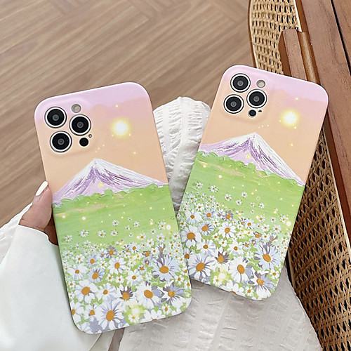 

Phone Case For Apple Back Cover iPhone 12 Pro Max 11 SE 2020 X XR XS Max 8 7 Shockproof Dustproof Graphic Scenery TPU