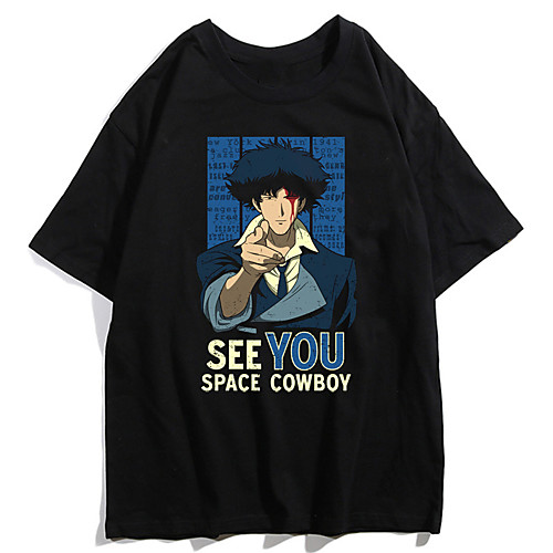 

Inspired by Cowboy Bebop Cosplay Anime Cartoon Polyester / Cotton Blend Print Harajuku Graphic Kawaii T shirt For Women's / Men's