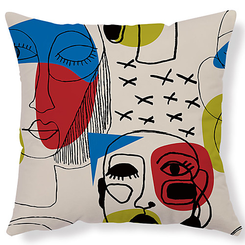 

Simple Double Side Cushion Cover 1PC Soft Decorative Square Throw Pillow Cover Cushion Case Pillowcase for Bedroom Livingroom Superior Quality Machine Washable Outdoor Cushion for Sofa Couch Bed Chair