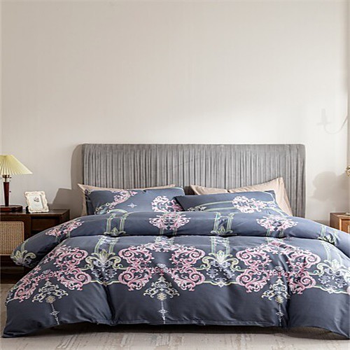

3-Piece Duvet Cover Set Hotel Bedding Sets Comforter Cover with Soft Lightweight Microfiber Include 1 Duvet Cover 2 Pillowcases for Double/Queen/King(1 Pillowcase for Twin/Single)