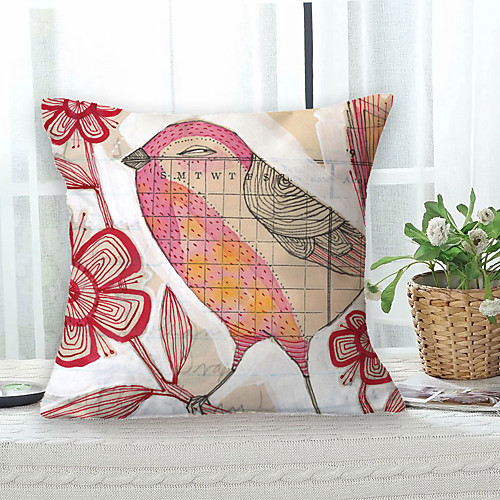 

Vintage Pastoral Double Side Cushion Cover 1PC Soft Decorative Square Throw Pillow Cover Cushion Case Pillowcase for Sofa Bedroom Livingroom Outdoor Superior Quality Machine Washable Outdoor Cushion for Sofa Couch Bed Chair