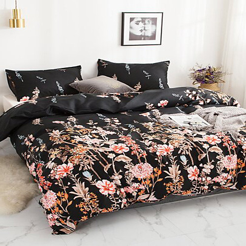 

3-Piece Duvet Cover Set Hotel Bedding Sets Comforter Cover with Soft Lightweight Microfiber Include 1 Duvet Cover 2 Pillowcases for Double/Queen/King(1 Pillowcase for Twin/Single)