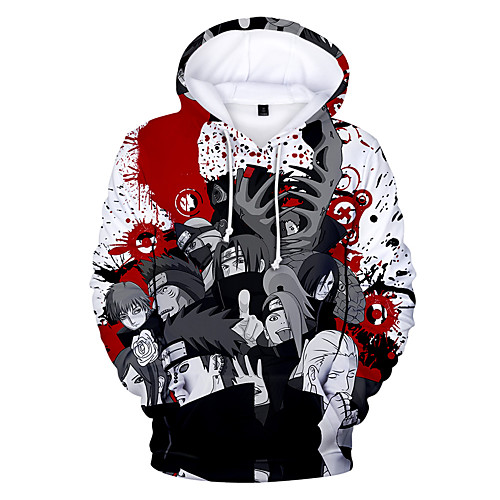 

Inspired by Naruto Uchiha Sasuke Anime Cartoon 100% Polyester 3D Harajuku Graphic Kawaii Hoodie For Women's / Men's