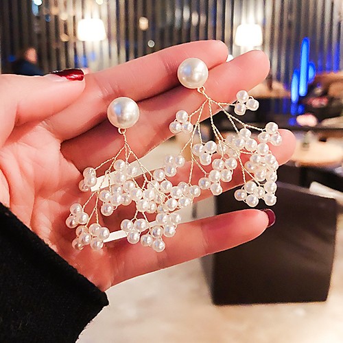 

Women's Earrings Classic Cute Imitation Pearl Earrings Jewelry White For Birthday Date