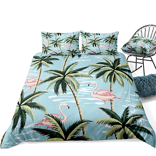 

Duvet Cover Sets 3 Piece Rayon / Polyester 3D Rainbow Reactive Print Bohemian Style