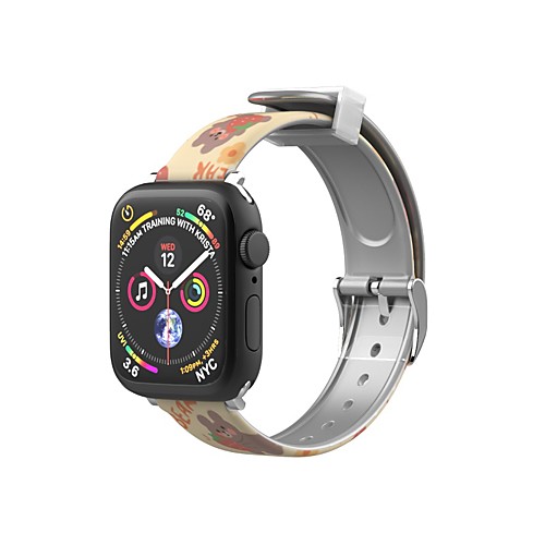 

Smart Watch Band for Apple iWatch 1 pcs Cartoon Band Silicone Replacement Wrist Strap for Apple Watch Series SE / 6/5/4/3/2/1