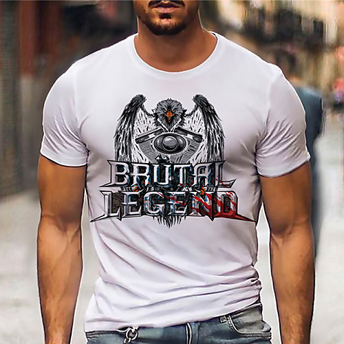 

Men's Unisex Tee T shirt Hot Stamping Graphic Prints Letter Plus Size Print Short Sleeve Casual Tops Basic Designer Big and Tall White Black Gray