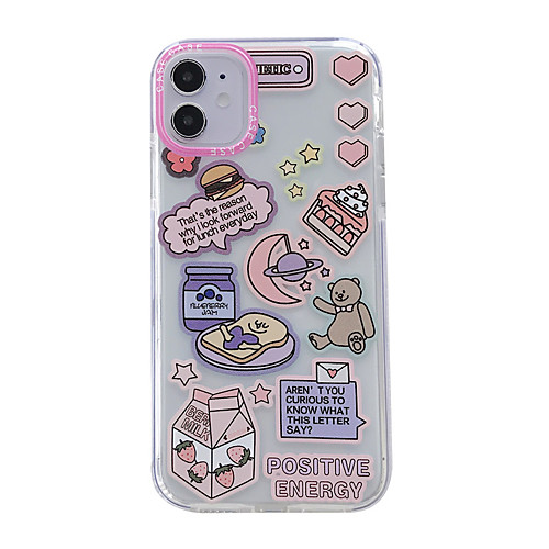 

Phone Case For Apple Back Cover iPhone 12 Pro Max 11 SE 2020 X XR XS Max 8 7 6 Shockproof Dustproof Geometric Pattern TPU