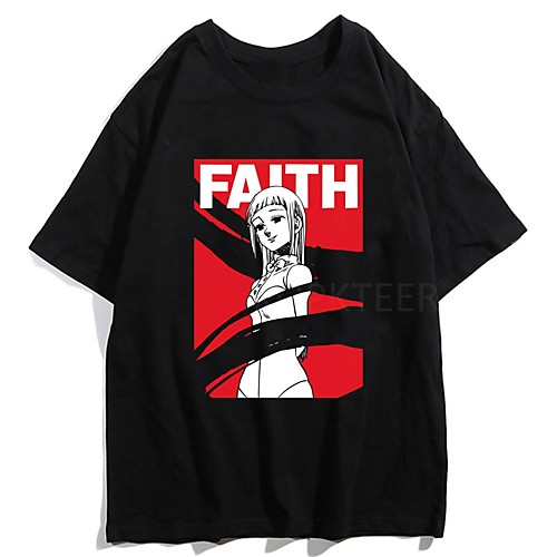 

Inspired by The Seven Deadly Sins Cosplay Anime Cartoon Polyester / Cotton Blend Print Harajuku Graphic Kawaii T-shirt For Women's / Men's