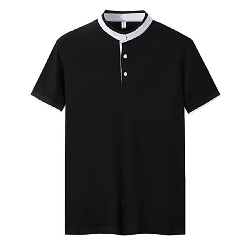 

Men's Golf Shirt Tennis Shirt Solid Colored Short Sleeve Casual Tops Simple Blushing Pink Light Purple White